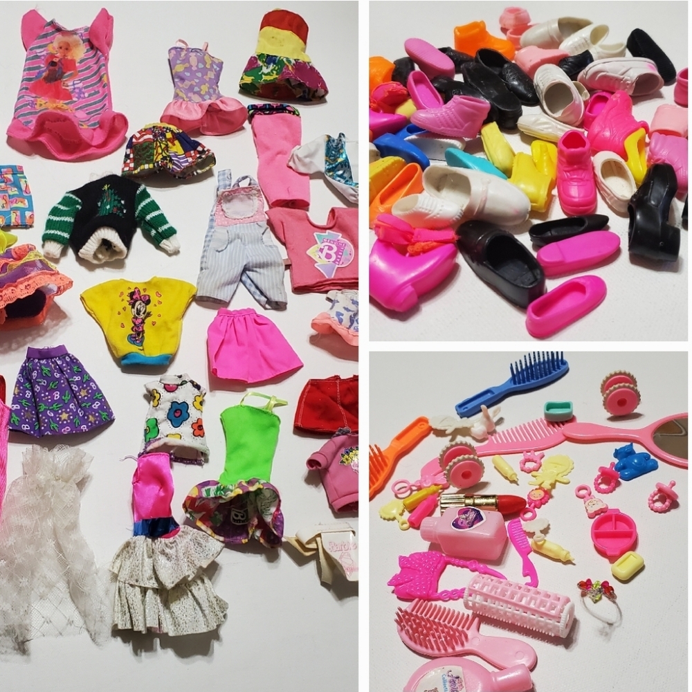 Barbie Doll Outfit Set with Green and Purple Accents